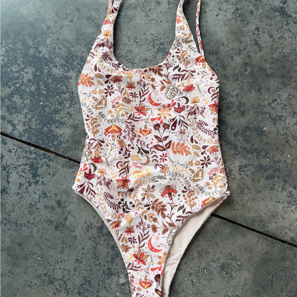 Kulani Kinis Floral Printed One-Piece Swimsuit